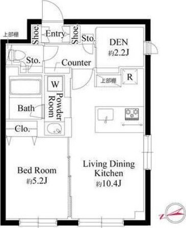 ラ・ペルラ下北沢の物件間取画像